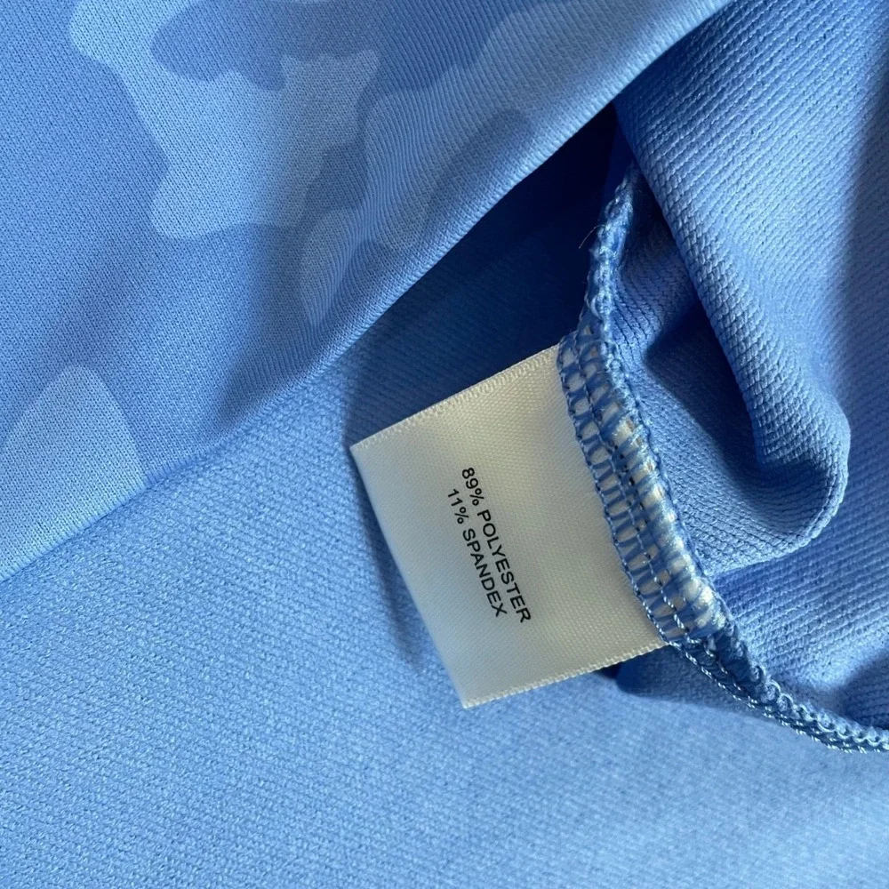 Peter Millar 1/4 Zip Pullover Mens Extra Large Camo Gradient Golf Performance